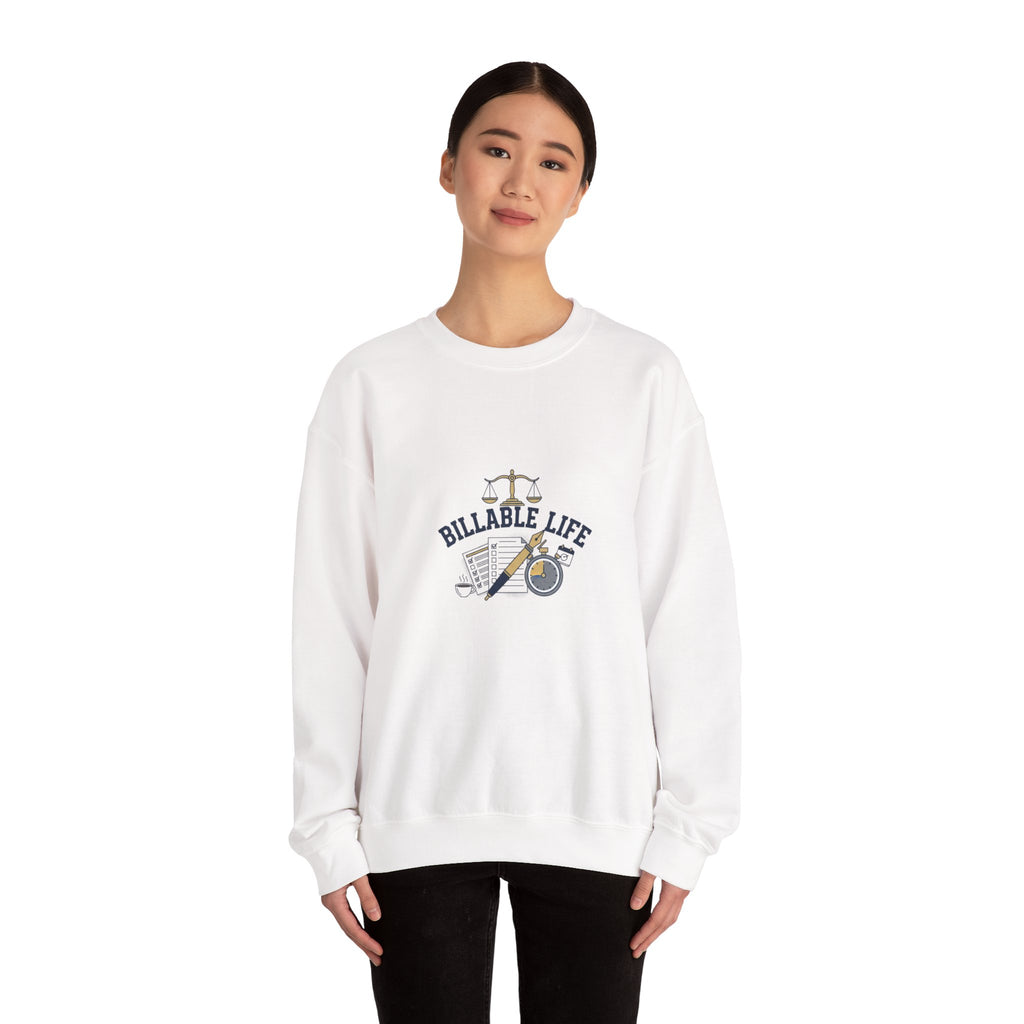 Billable Life Sweatshirt — Lawyer Billing Time Crewneck